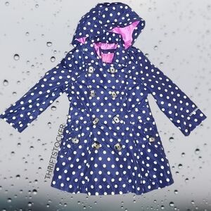 Kids London Fog polka dot jacket